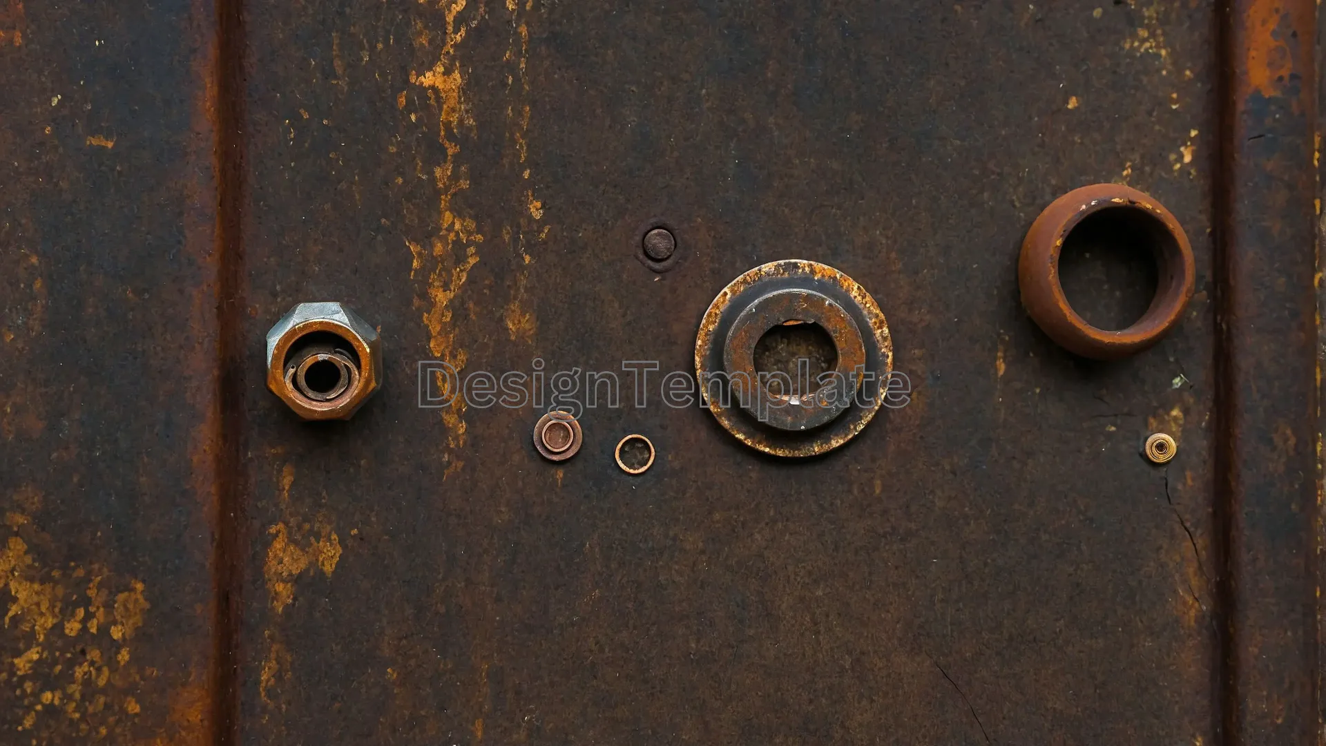 Industrial Echoes Rust Overlay PNG